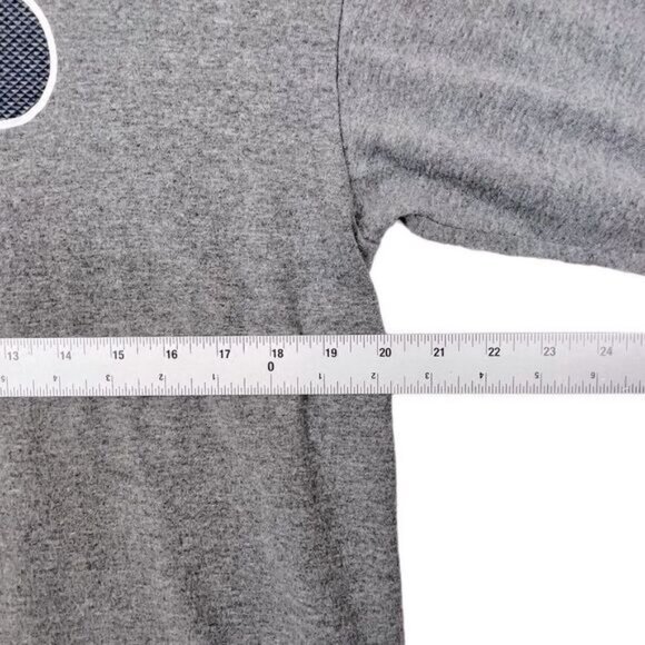 NIKE ADULT LONG SLEEVE T SHIRT GRAY SIZE M MENS “BENTLEY”  🥋 ON FRONT - Picture 5 of 9